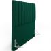 Cabeceira Cama Box Casal King 195 cm Dália W01 Bouclê Verde - Lyam Decor