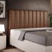 Cabeceira Cama Box Casal King 195 cm Dália W01 Courissimo Marrom - Lyam Decor