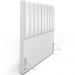 Cabeceira Cama Box Casal King 195 cm Dália W01 Facto Cinza Metalizado - Lyam Decor