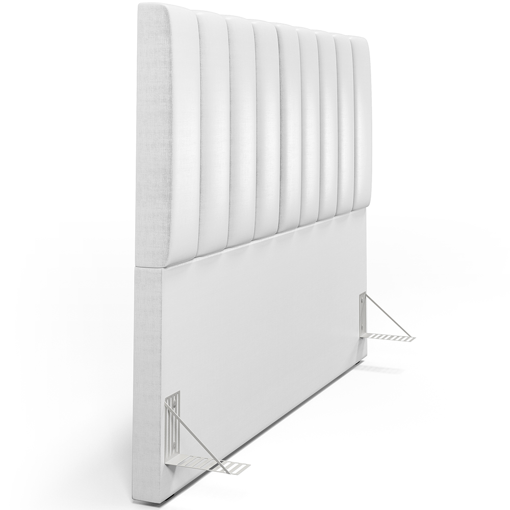 Cabeceira Cama Box Casal King 195 cm Dália W01 Facto Cinza Metalizado - Lyam Decor