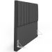 Cabeceira Cama Box Casal King 195 cm Dália W01 Facto Preto Metalizado - Lyam Decor