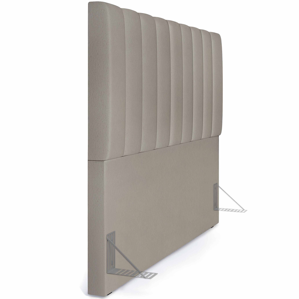 Cabeceira Cama Box Casal King 195 cm Dália W01 Linho Bege - Lyam Decor