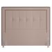 Cabeceira Cama Box Casal King 195 cm P05 Atenas Linho Bege Areia - Lyam Decor