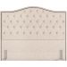 Cabeceira Cama Box Casal King 195 cm P05 Grécia Linho Bege Claro - Lyam Decor