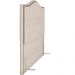 Cabeceira Cama Box Casal King 195 cm P05 Grécia Linho Bege Claro - Lyam Decor