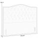 Cabeceira Cama Box Casal King 195 cm P05 Grécia Linho Cinza Escuro - Lyam Decor