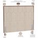 Cabeceira Cama Box Casal King 195 cm P05 Londres Linho Creme - Lyam Decor