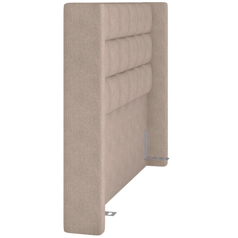 Cabeceira Cama Box Casal King 195 cm P05 Paris Linho Bege - Lyam Decor