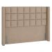 Cabeceira Cama Box Casal King 195 cm P05 Paris Veludo Bege - Lyam Decor