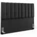Cabeceira Cama Box Casal Queen 160 Cm Dália W01 Facto Preto Metalizado - Lyam Decor