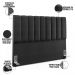 Cabeceira Cama Box Casal Queen 160 Cm Dália W01 Facto Preto Metalizado - Lyam Decor