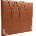 Cabeceira Cama Box Casal Queen 160 cm Aurora W01 Couríssimo Camel - Lyam Decor