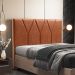 Cabeceira Cama Box Casal Queen 160 cm Aurora W01 Couríssimo Camel - Lyam Decor