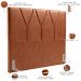Cabeceira Cama Box Casal Queen 160 cm Aurora W01 Couríssimo Camel - Lyam Decor