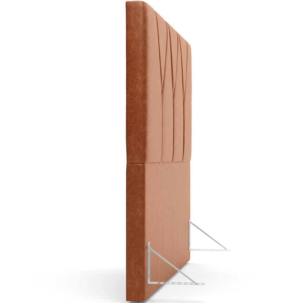 Cabeceira Cama Box Casal Queen 160 cm Aurora W01 Couríssimo Camel - Lyam Decor