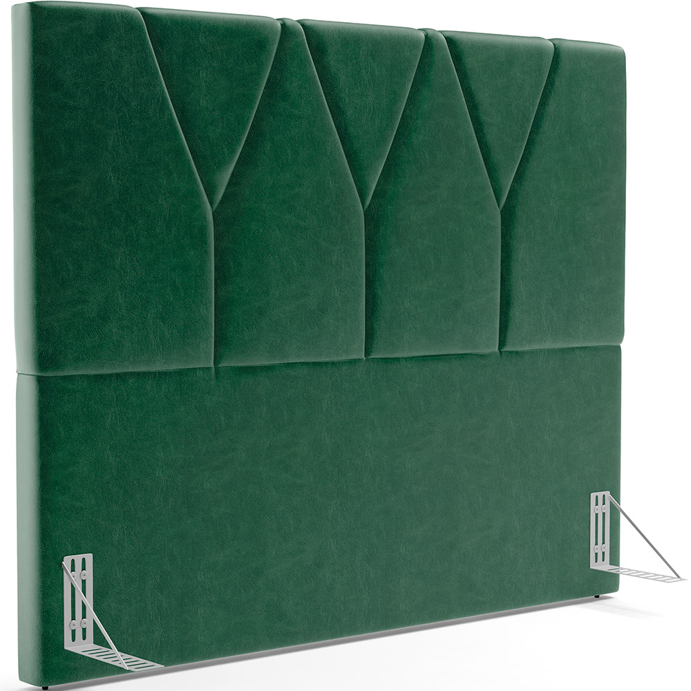 Cabeceira Cama Box Casal Queen 160 cm Aurora W01 Facto Verde Musgo - Lyam Decor