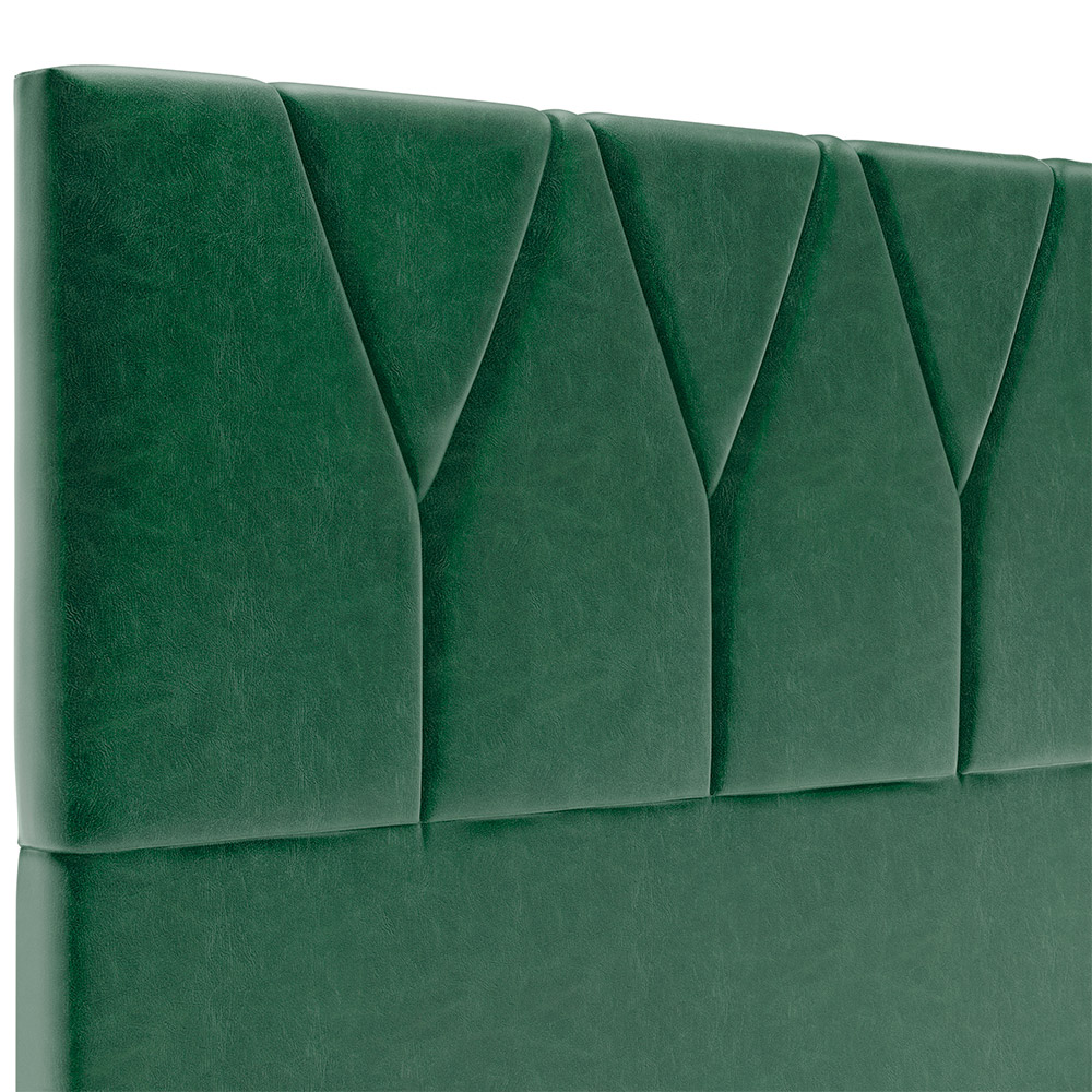 Cabeceira Cama Box Casal Queen 160 cm Aurora W01 Facto Verde Musgo - Lyam Decor