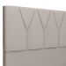 Cabeceira Cama Box Casal Queen 160 cm Aurora W01 Linho Bege - Lyam Decor