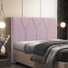 Cabeceira Cama Box Casal Queen 160 cm Aurora W01 Suede Rosê - Lyam Decor