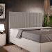 Cabeceira Cama Box Casal Queen 160 cm Dália W01 Bouclê Bege - Lyam Decor