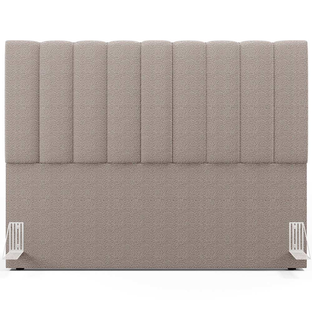 Cabeceira Cama Box Casal Queen 160 cm Dália W01 Bouclê Bege - Lyam Decor