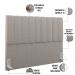 Cabeceira Cama Box Casal Queen 160 cm Dália W01 Bouclê Bege - Lyam Decor