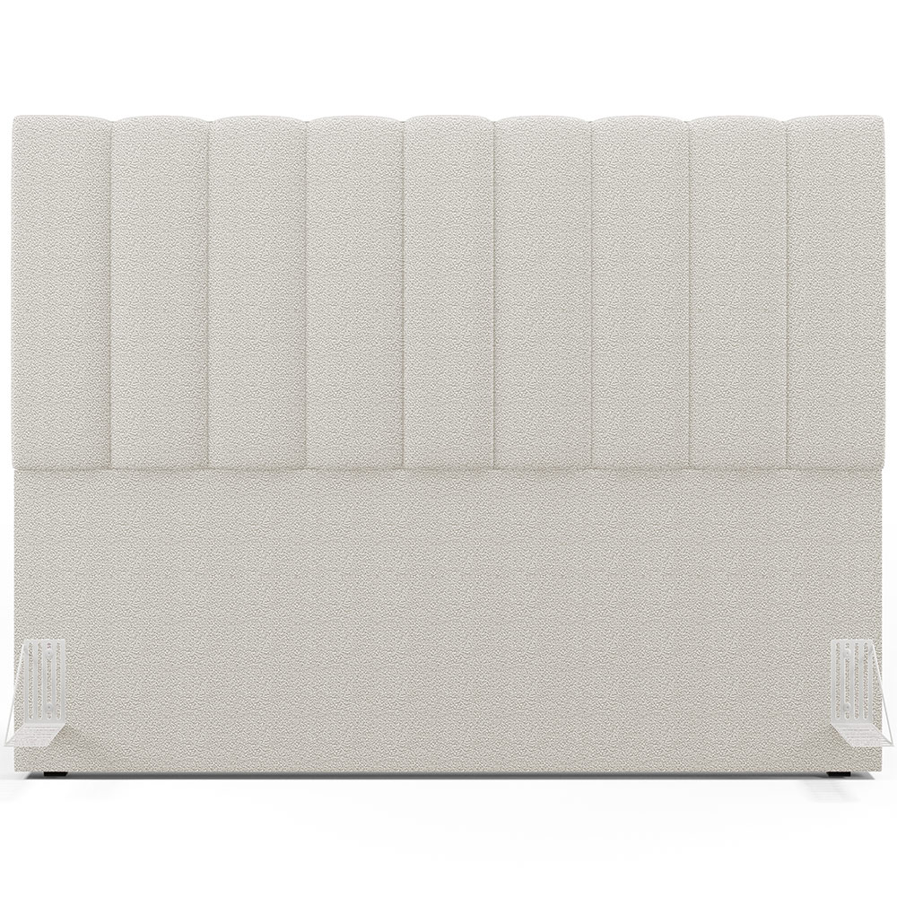 Cabeceira Cama Box Casal Queen 160 cm Dália W01 Bouclê Creme - Lyam Decor