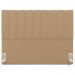 Cabeceira Cama Box Casal Queen 160 cm Dália W01 Bouclê Mostarda - Lyam Decor