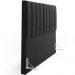 Cabeceira Cama Box Casal Queen 160 cm Dália W01 Bouclê Preto - Lyam Decor