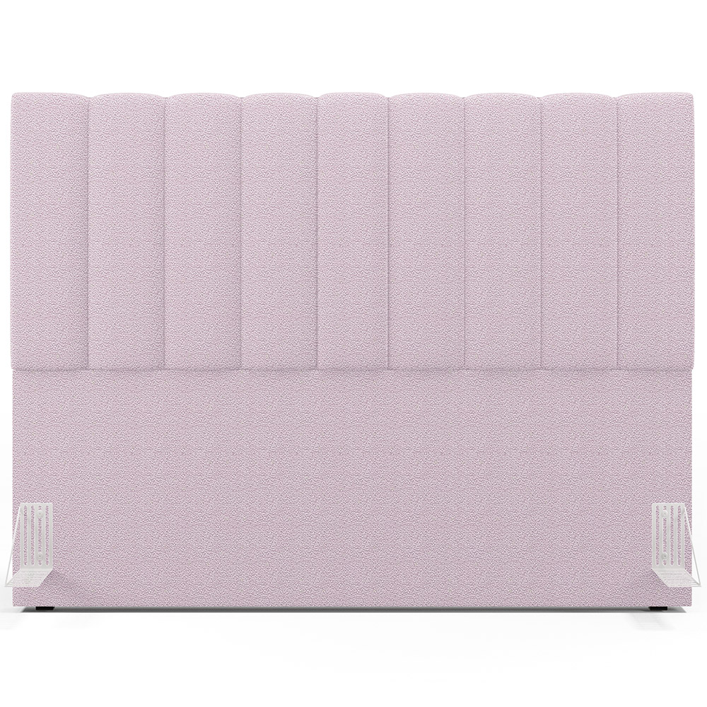 Cabeceira Cama Box Casal Queen 160 cm Dália W01 Bouclê Rosê - Lyam Decor