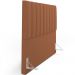 Cabeceira Cama Box Casal Queen 160 cm Dália W01 Bouclê Terracota - Lyam Decor