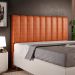 Cabeceira Cama Box Casal Queen 160 cm Dália W01 Couríssimo Camel - Lyam Decor