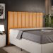 Cabeceira Cama Box Casal Queen 160 cm Dália W01 Couríssimo Whisky - Lyam Decor