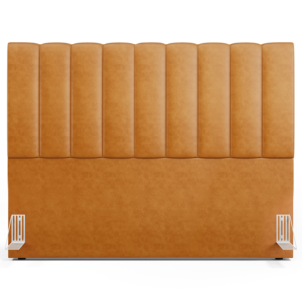 Cabeceira Cama Box Casal Queen 160 cm Dália W01 Couríssimo Whisky - Lyam Decor