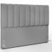 Cabeceira Cama Box Casal Queen 160 cm Dália W01 Facto Cinza - Lyam Decor