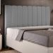 Cabeceira Cama Box Casal Queen 160 cm Dália W01 Facto Cinza - Lyam Decor
