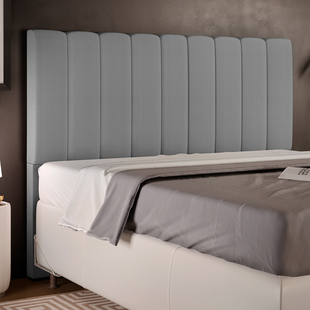 Cabeceira Cama Box Casal Queen 160 cm Dália W01 Facto Cinza - Lyam Decor