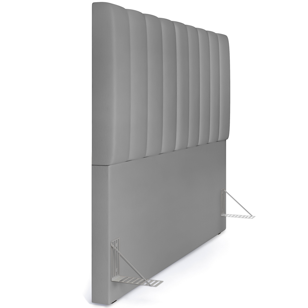Cabeceira Cama Box Casal Queen 160 cm Dália W01 Facto Cinza - Lyam Decor