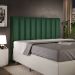 Cabeceira Cama Box Casal Queen 160 cm Dália W01 Facto Verde Musgo - Lyam Decor