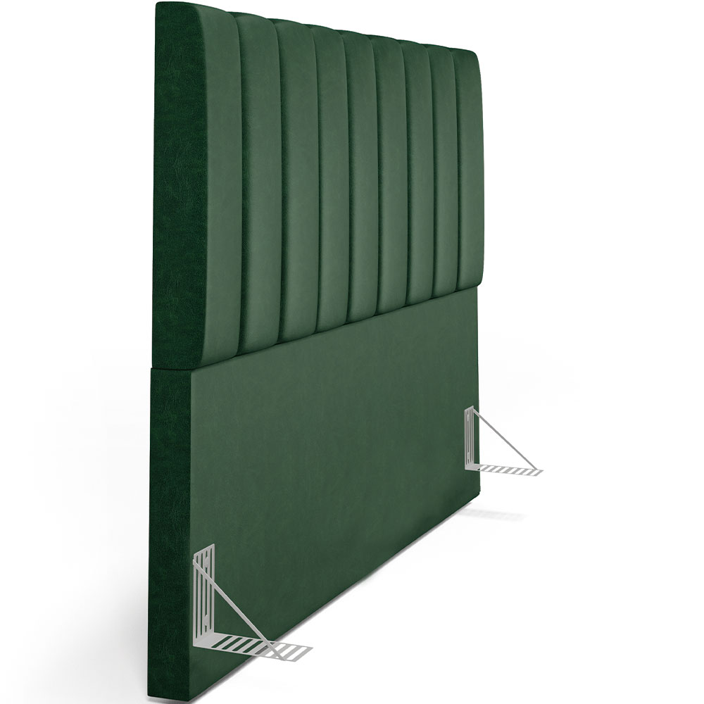 Cabeceira Cama Box Casal Queen 160 cm Dália W01 Facto Verde Musgo - Lyam Decor