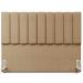 Cabeceira Cama Box Casal Queen 160 cm Dália W01 Linho Bege Escuro - Lyam Decor