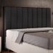 Cabeceira Cama Box Casal Queen 160 cm Dália W01 Linho Chumbo - Lyam Decor