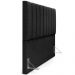 Cabeceira Cama Box Casal Queen 160 cm Dália W01 Linho Chumbo - Lyam Decor