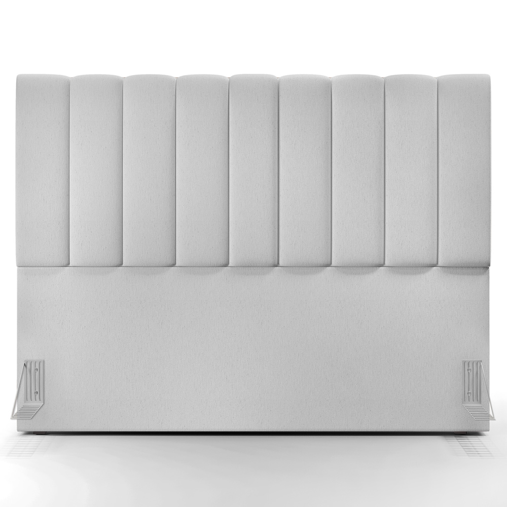 Cabeceira Cama Box Casal Queen 160 cm Dália W01 Linho Cinza - Lyam Decor