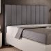 Cabeceira Cama Box Casal Queen 160 cm Dália W01 Linho Cinza Escuro - Lyam Decor