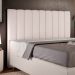 Cabeceira Cama Box Casal Queen 160 cm Dália W01 Linho Cru - Lyam Decor