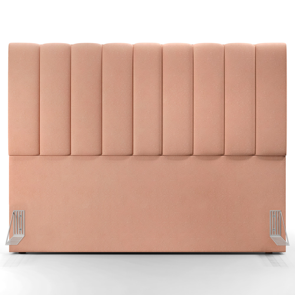 Cabeceira Cama Box Casal Queen 160 cm Dália W01 Linho Rosê - Lyam Decor