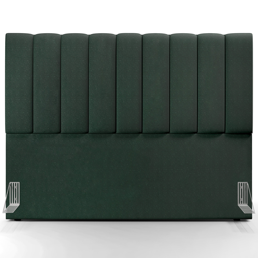 Cabeceira Cama Box Casal Queen 160 cm Dália W01 Linho Verde Musgo - Lyam Decor