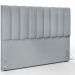 Cabeceira Cama Box Casal Queen 160 cm Dália W01 Suede Cinza - Lyam Decor