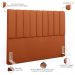 Cabeceira Cama Box Casal Queen 160 cm Dália W01 Tecido Terracota - Lyam Decor